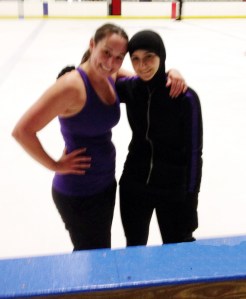 Kate with Zahra Lari